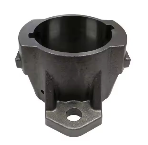 ASTM A536 อุปกรณ์เสริมเหล็กหล่อทรายเรซินขนาดใหญ่สำหรับชิ้นส่วนอุปกรณ์วิศวกรรมงานหนัก